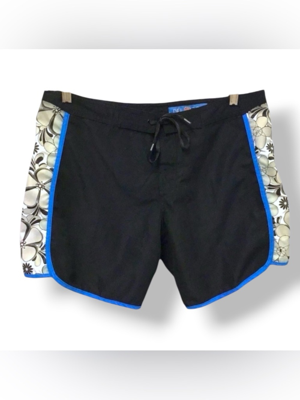 Del Sol Women’s Color Changing No Stretch Board Shorts, Black, size 2XL